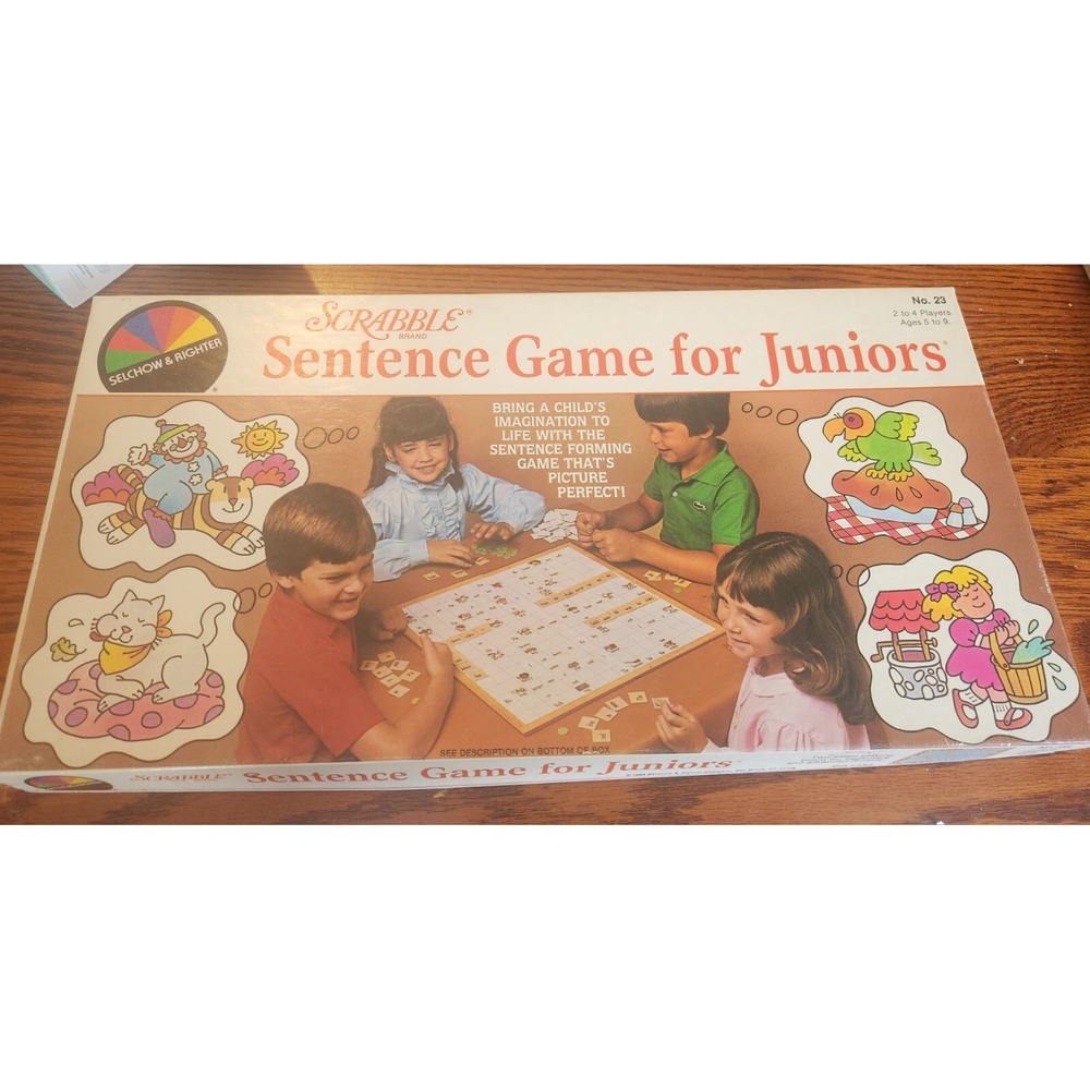1983 Game‎ Sentence Game For Juniors Scrabble Complete